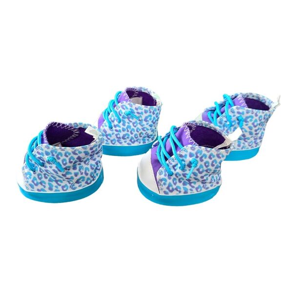 Build a Bear Workshop 8 pcs Bundle Multicolor Shoes w Adjustable Roller Skates - Picture 4 of 8